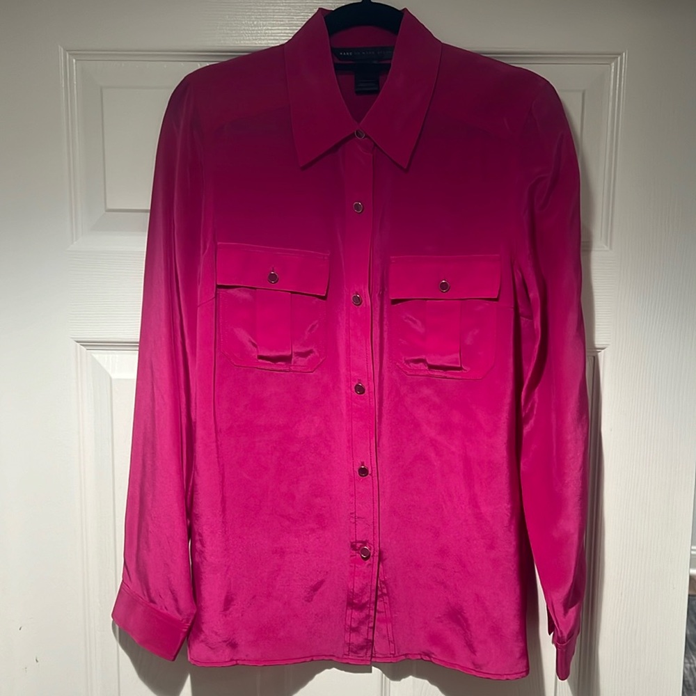 Marc by Marc Jacobs silk blouse. Size S.